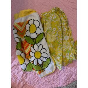Lot of 8 Vintage Kitchen Aprons - Floral, Sheer